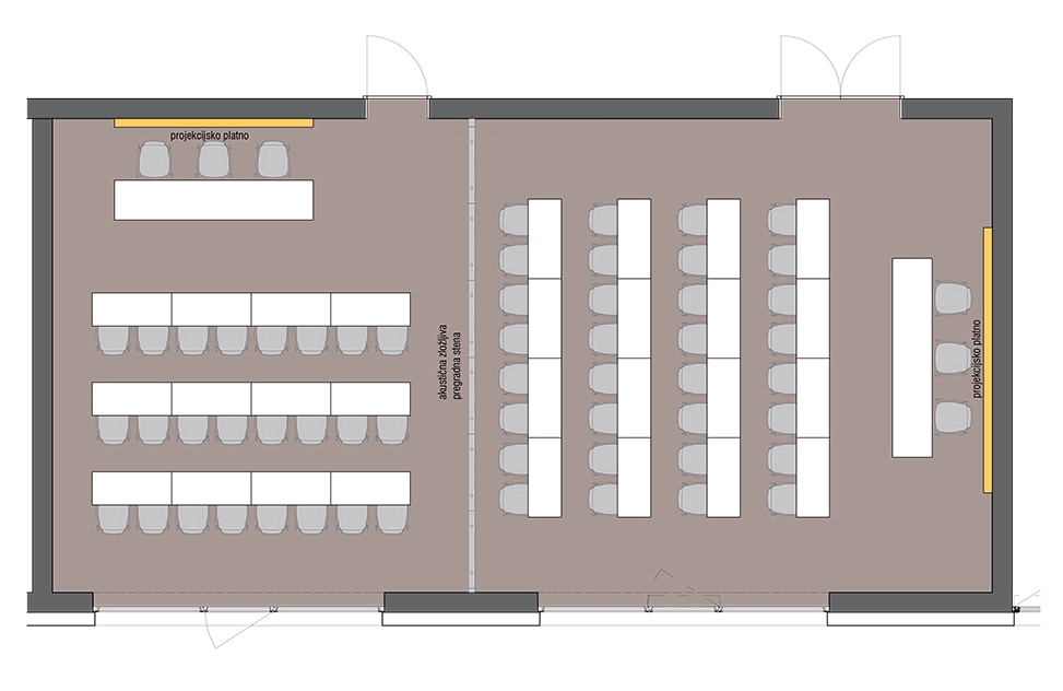 Hotel Grof meeting rooms - classroom