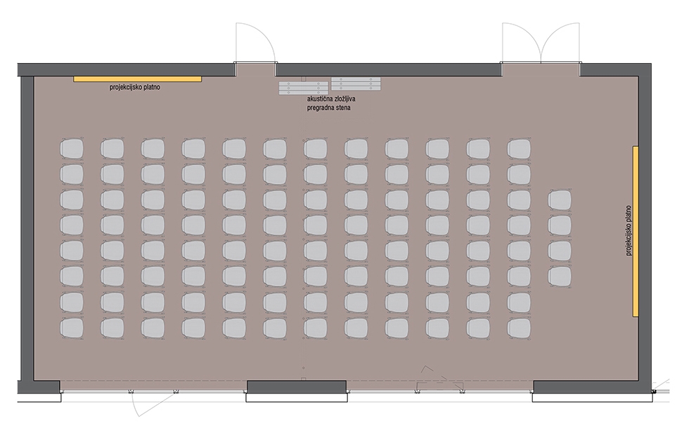 Hotel Grof meeting rooms - theatre