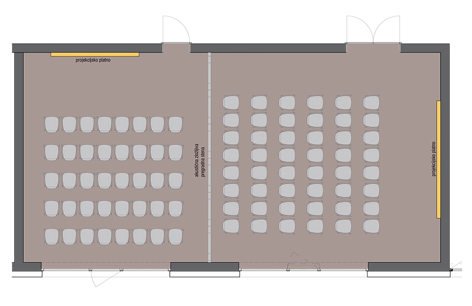 Hotel Grof meeting rooms - theatre